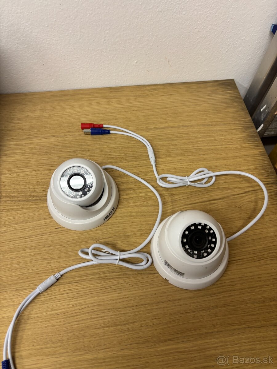 2x Bezpečnostná kamera – 1080p dome CCTV kamera IP66