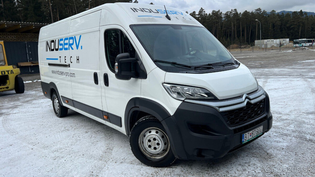 Citroën Jumper L4H2, 2021, 86 140 km, 3,5t, Ťažné zariadenie