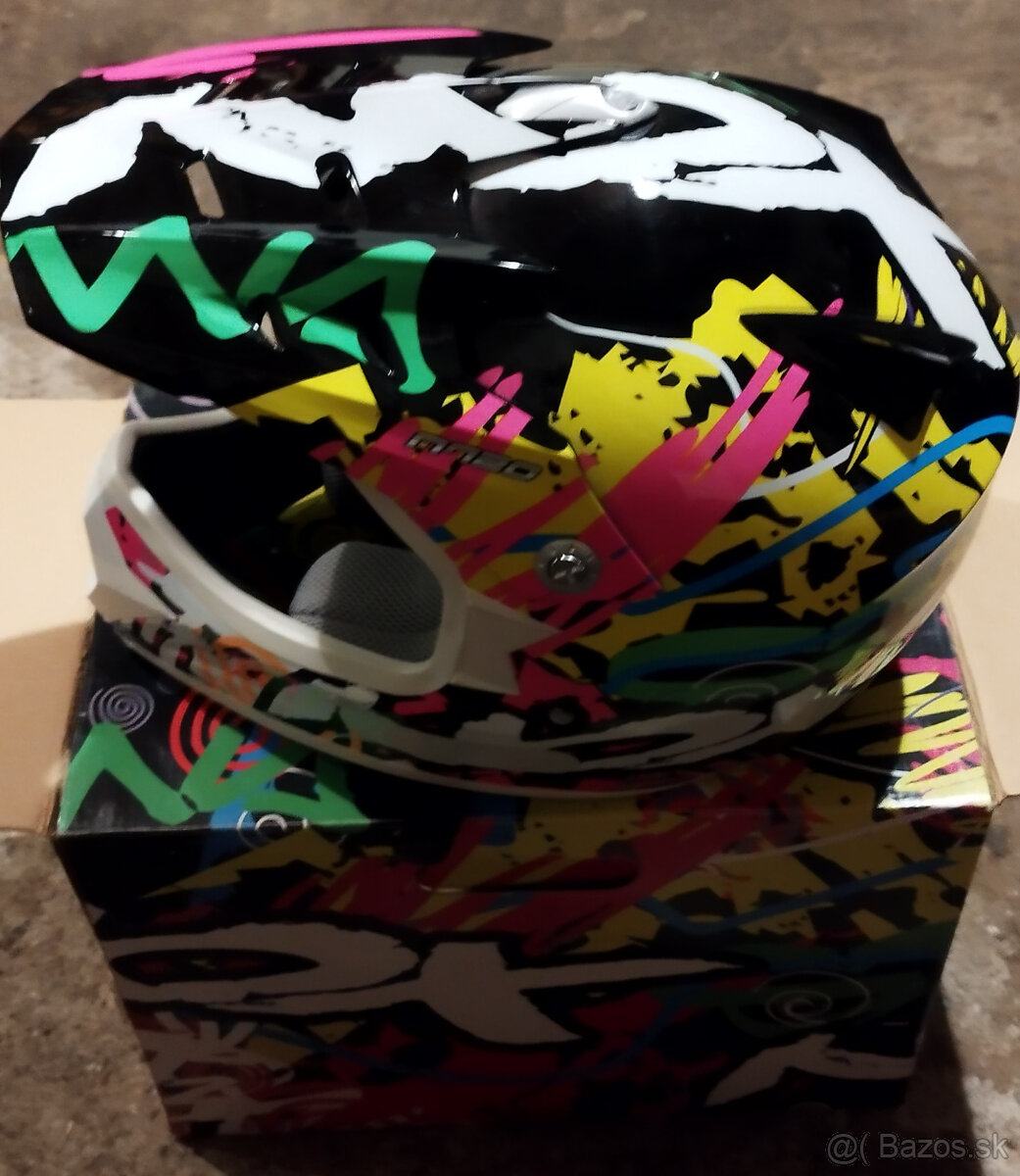 motokrosová detská helma