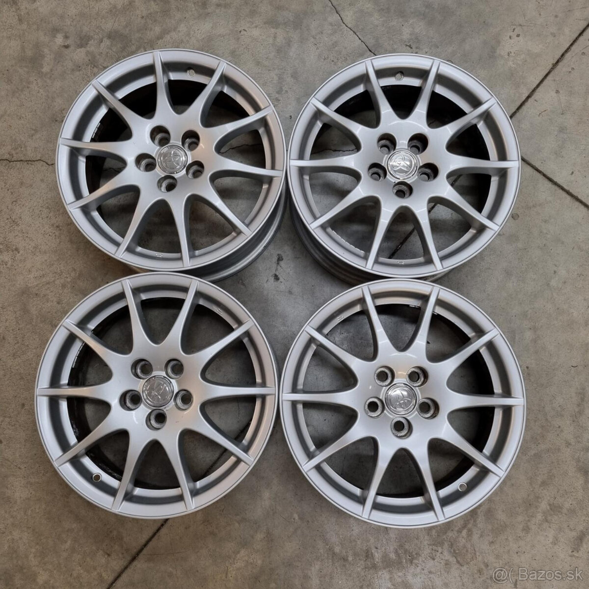 Hliníkové Toyota disky 5x100 R16, 6,5J ET45