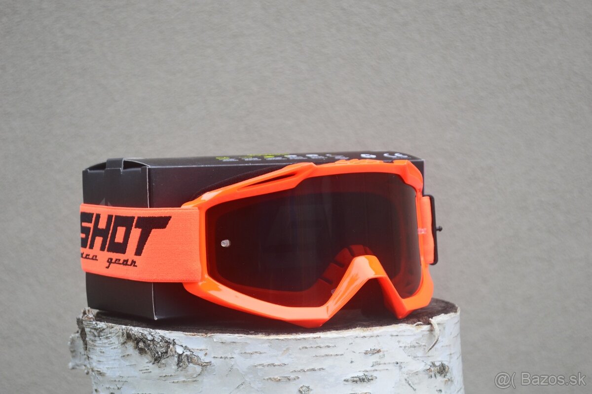 Okuliare SHOT oranžové fluo