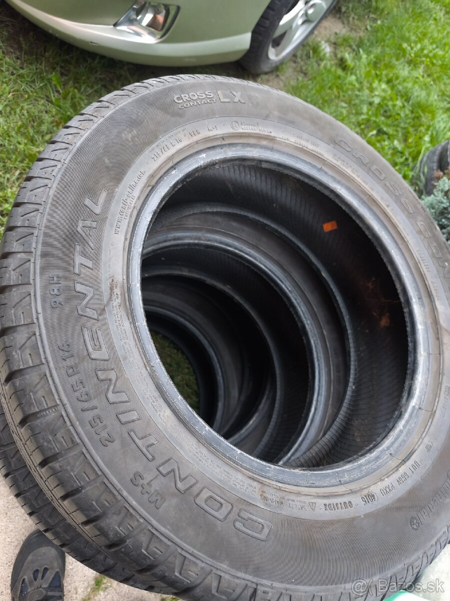 Predám pneu 215/65 r16