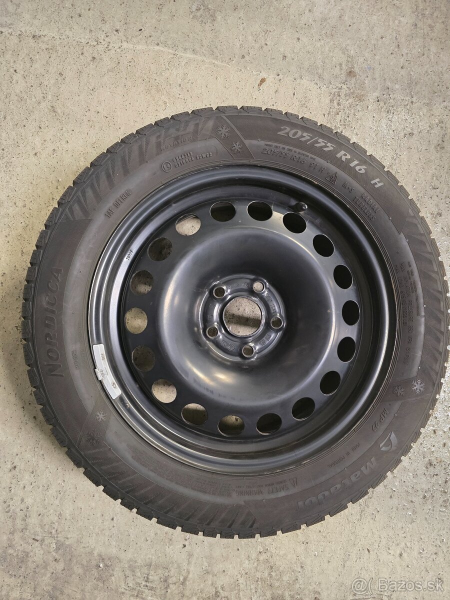 Zimné pneumatiky na oceľových diskoch Opel Astra K