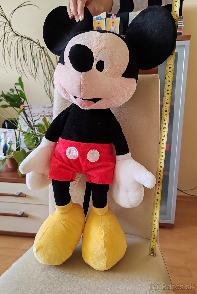 Predam plyš.hracky Mickey Mouse + Minnie 60cm