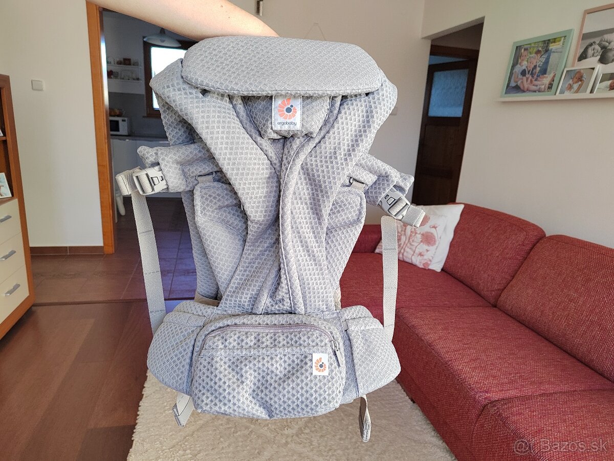 Nosič ERGOBABY - OMNI DELUXE Mesh - Pearl Grey - NOVÝ