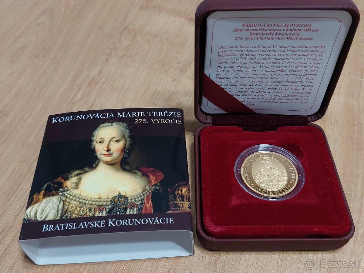 100 € Mária Terézia 2016