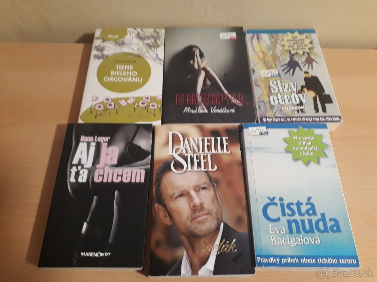 Predám raz čítané knihy