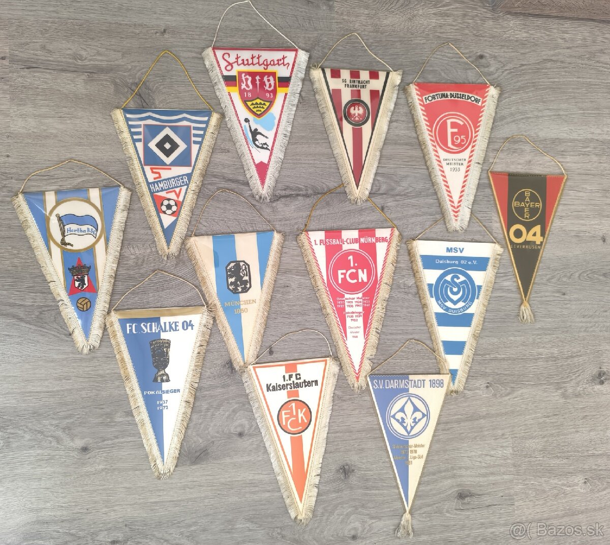 Futbalové vlajky - Bundesliga 90.roky