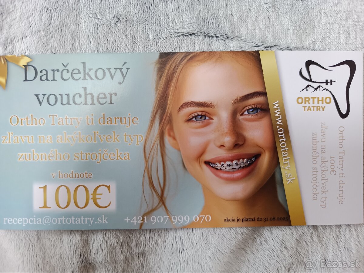 100€ Ortho Tatry, zubný strojček