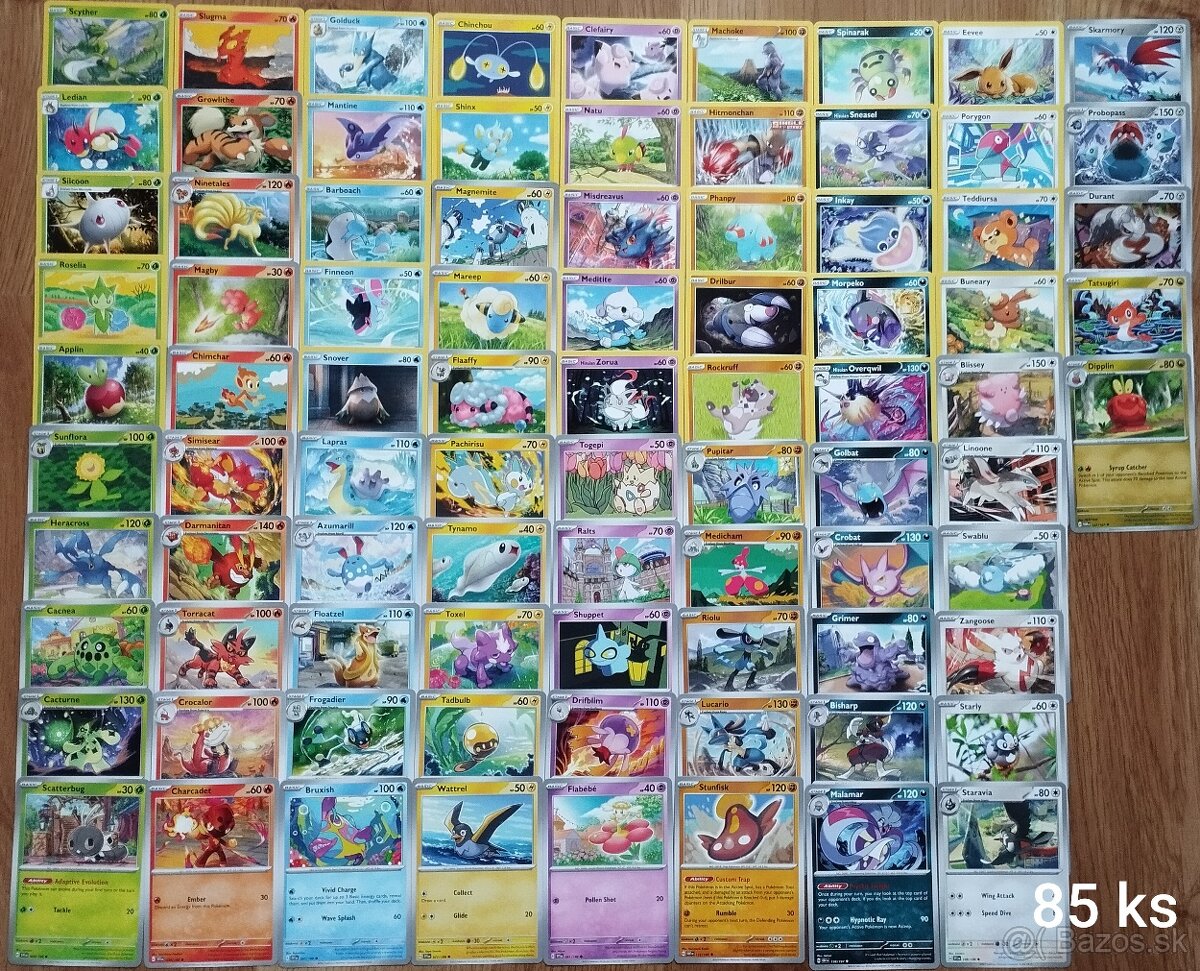 Pokemon balíček - 100 ks kariet+energie
