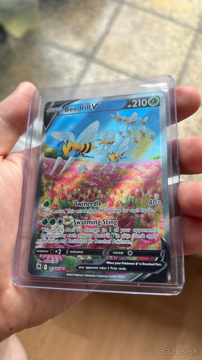 Pokémon karta Beedrill V Alternative Art Astral Radiance