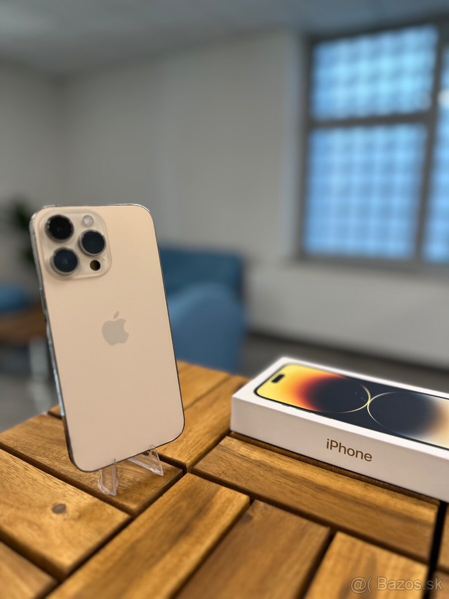 ►  Apple iPhone 14 Pro Max 128 GB Gold │ Záruka 1 rok