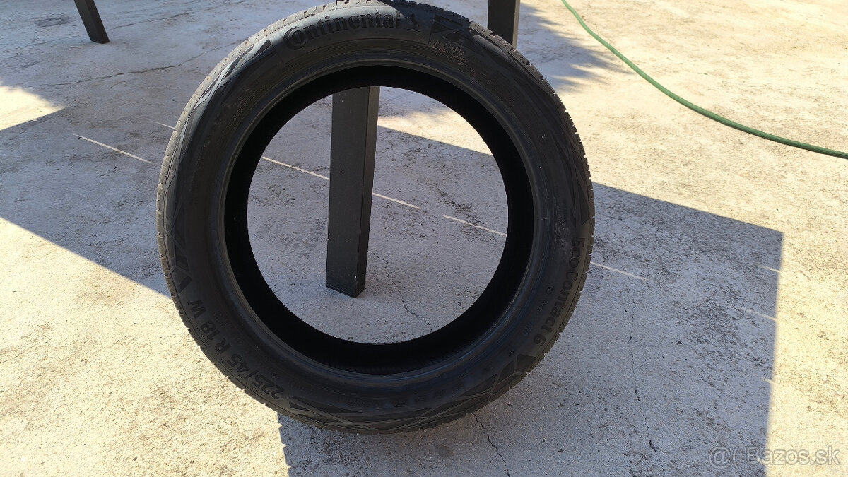 Predam Letne pneu nove Continental 225x45 R18 91W