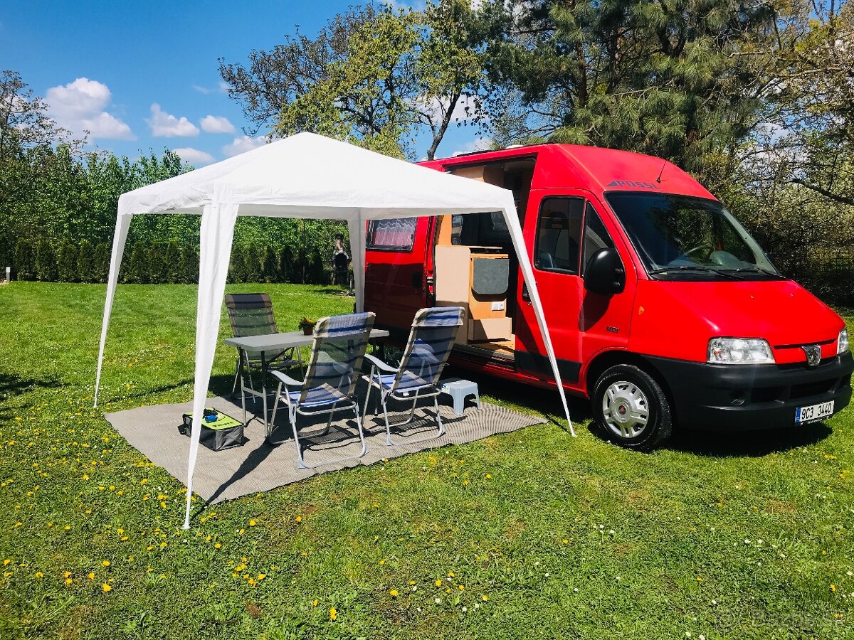 Peugeot Boxer 2,2 HDi r.v. 2003 original vestavba Pössl
