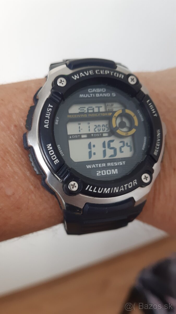 Casio Wawe ceptor-hodinky