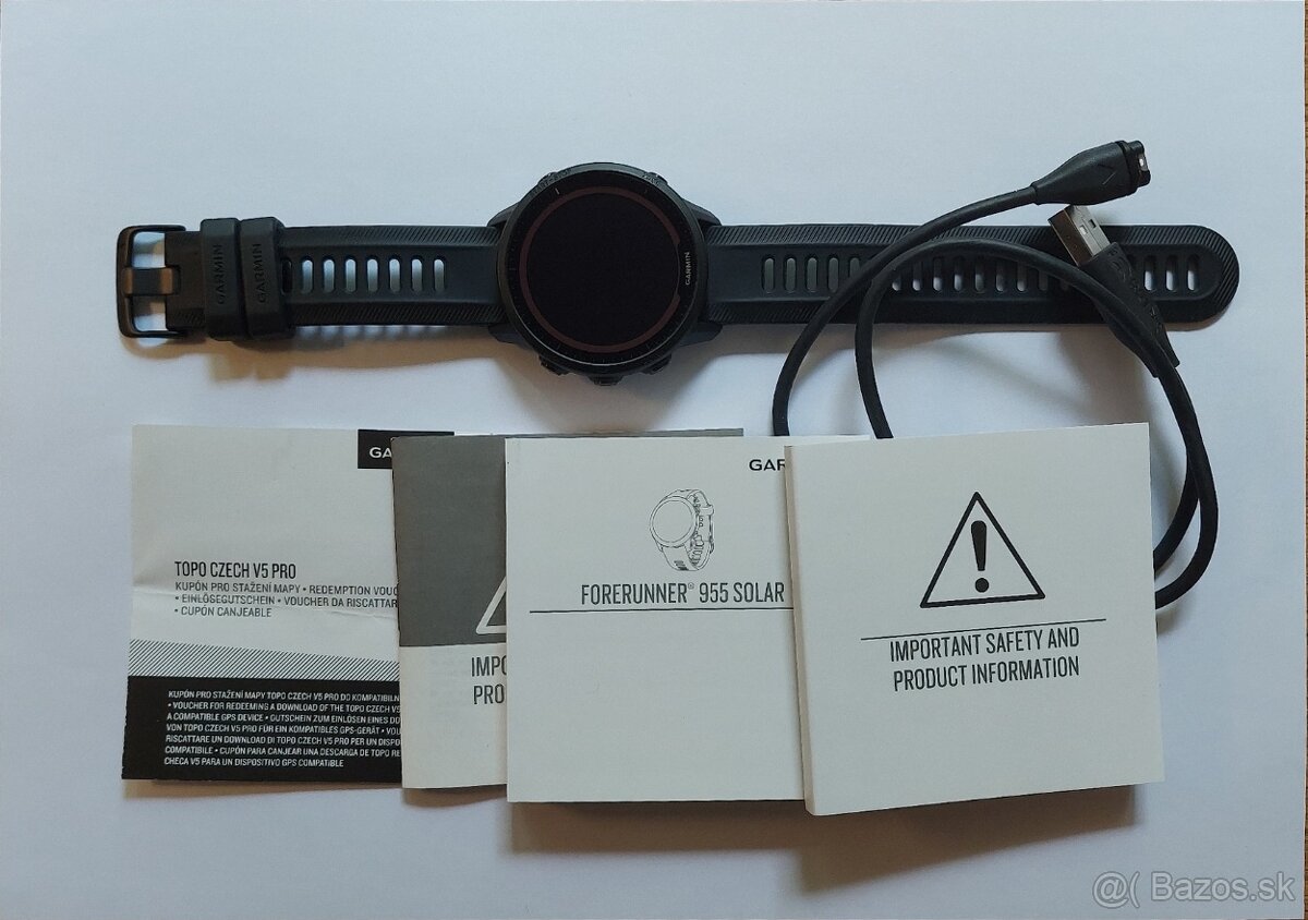 Garmin Forerunner 955 Solar (v záruke do 11/2026)