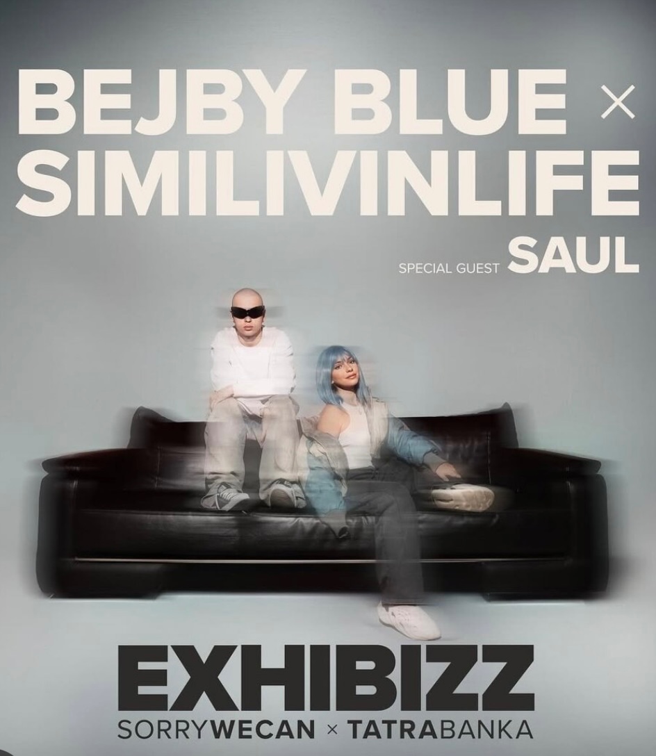 EXHIBIZZ koncert - BEJBY BLUE X SIMILIVINLIFE × SAUL