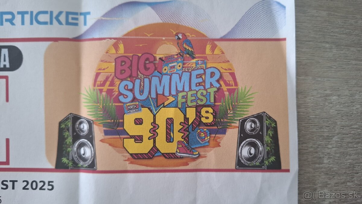 2-dňová vstupenka na Big summer fest 2025