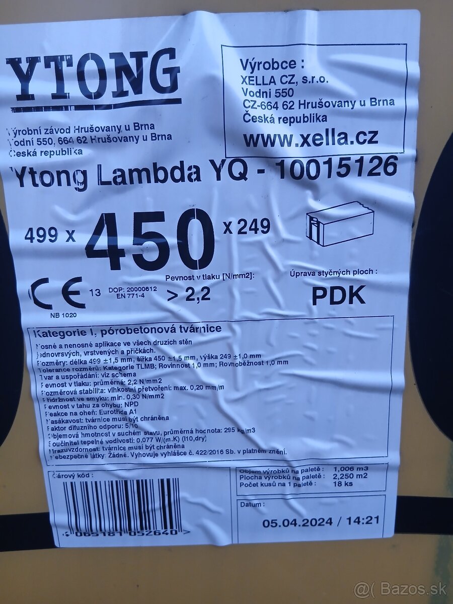 Tvárnice ytong lambda