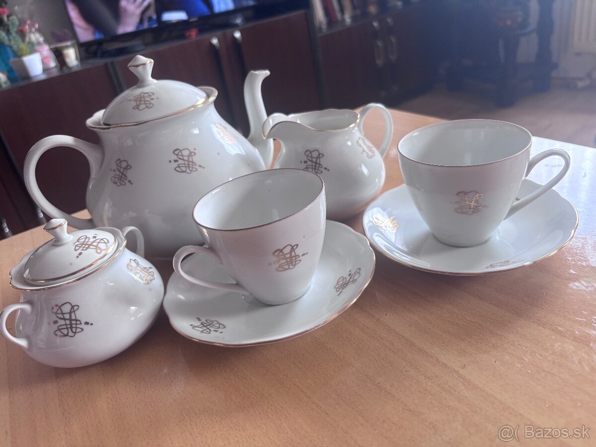 Porcelánová sada na moka kávu