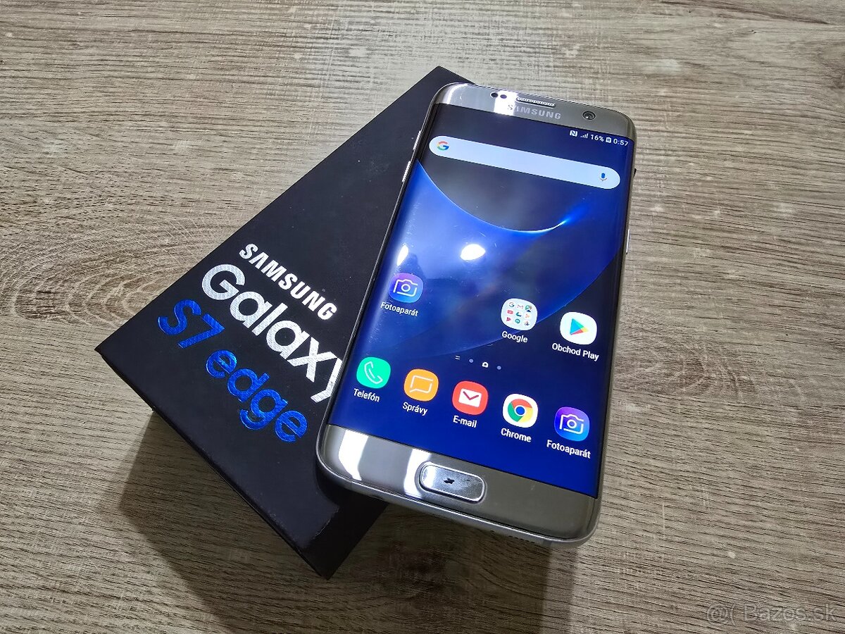 Samsung s7 edge plnefunkcny ma len jemne znamky pouzivania a