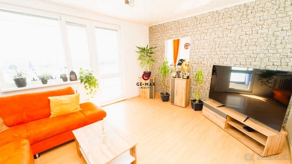 3-IZBOVÝ BYT S BALKÓNOM – TREBIŠOV, UL. 1. DECEMBRA