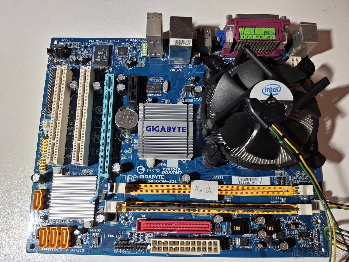 MB+cpu+RAM socket 775