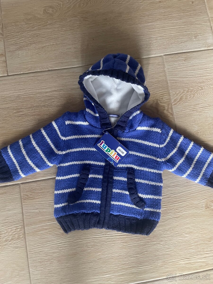 Nový detsky svetrik pleteny