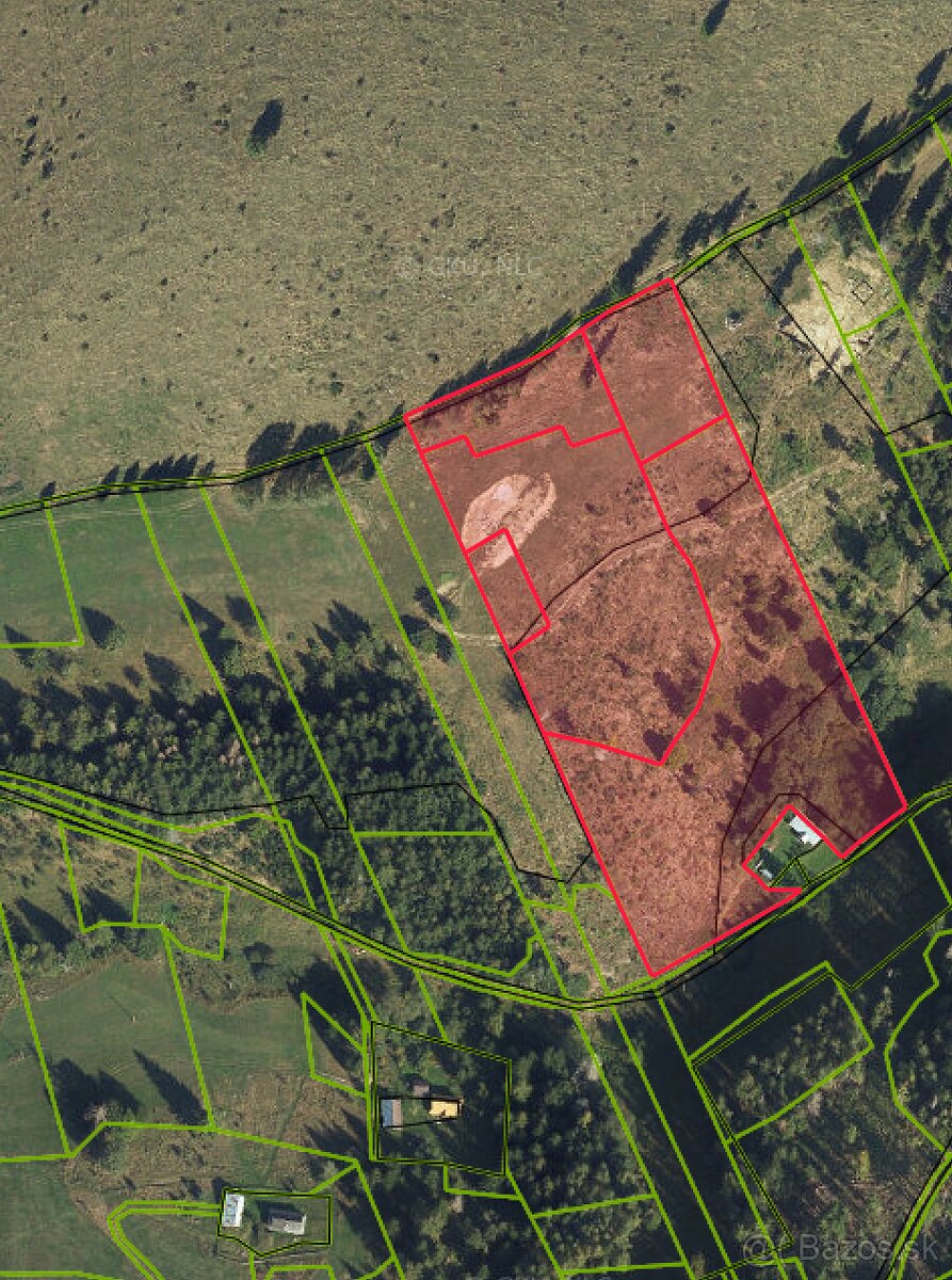 STAVEBNÝ Vysokohorský Pozemok 2,8 Hektára zo Základmi CHATY