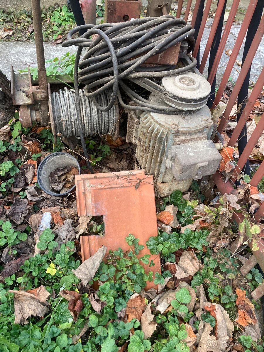 Elektrický navijak na jesennú orbu