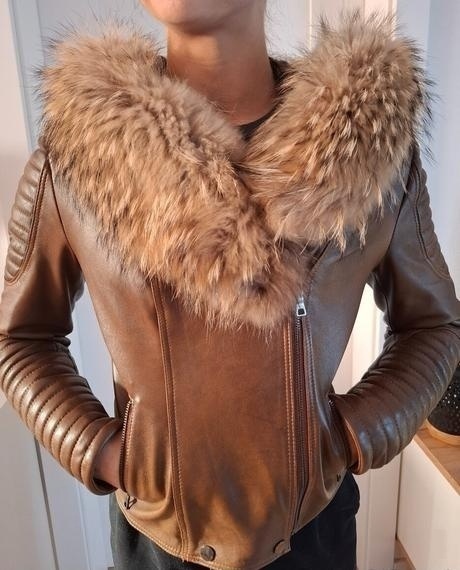 Kozena bunda xs s práva kozusina