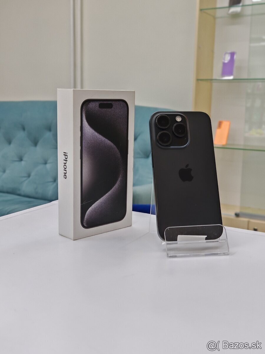 📱 iPhone 15 Pro 256GB | Veľmi pekný, zachovalý kúsok