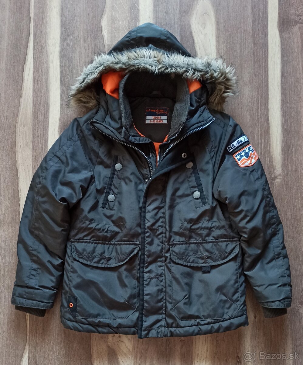 Chlapčenská zimná bunda 134-140
