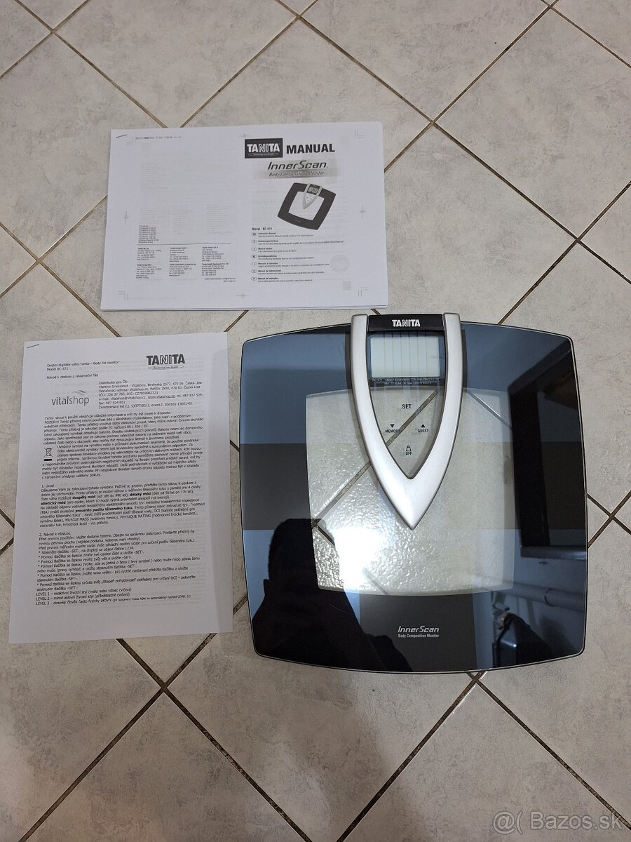 Predám kvalitnú osobnú TANITA BC-571 + návod CZ