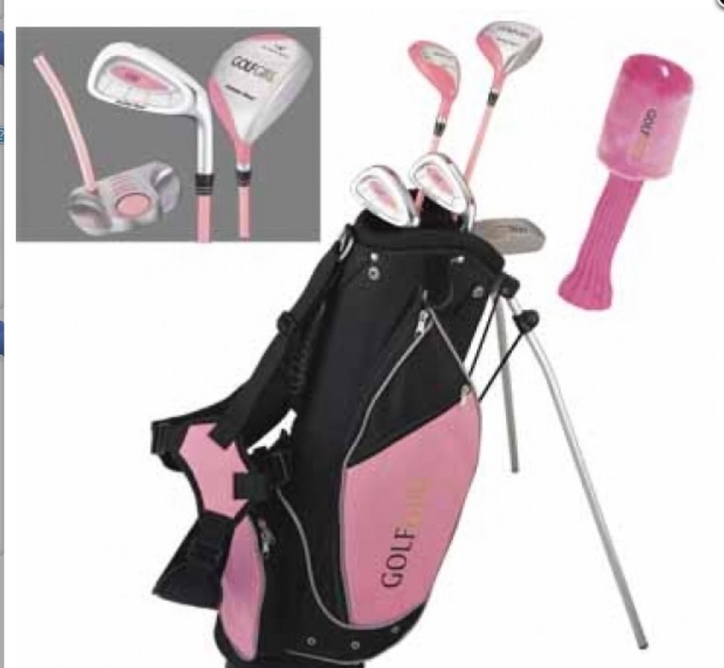 Golfovy set dievča ružový