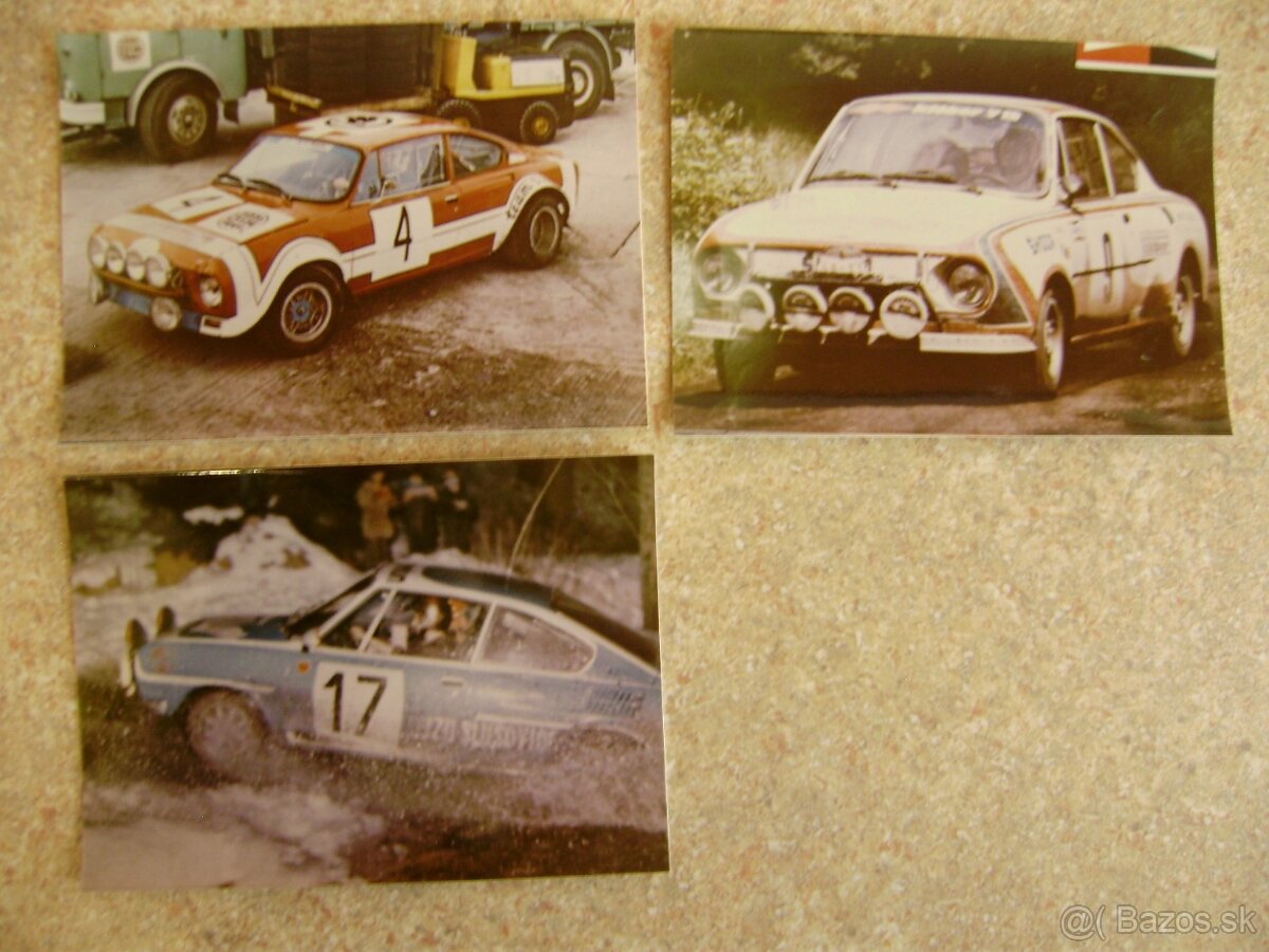Predám, rallye fotky, motoristický šport.