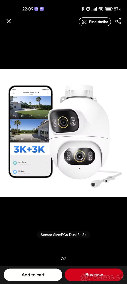 Nová kamera Xiaomi Imilab EC6 PRO