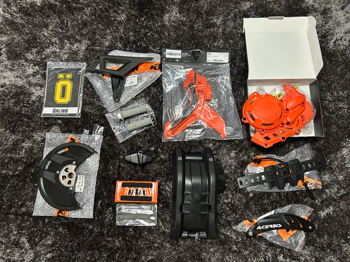 Ktm exc 450/500 kryty, acerbis, ktm PP, a ine