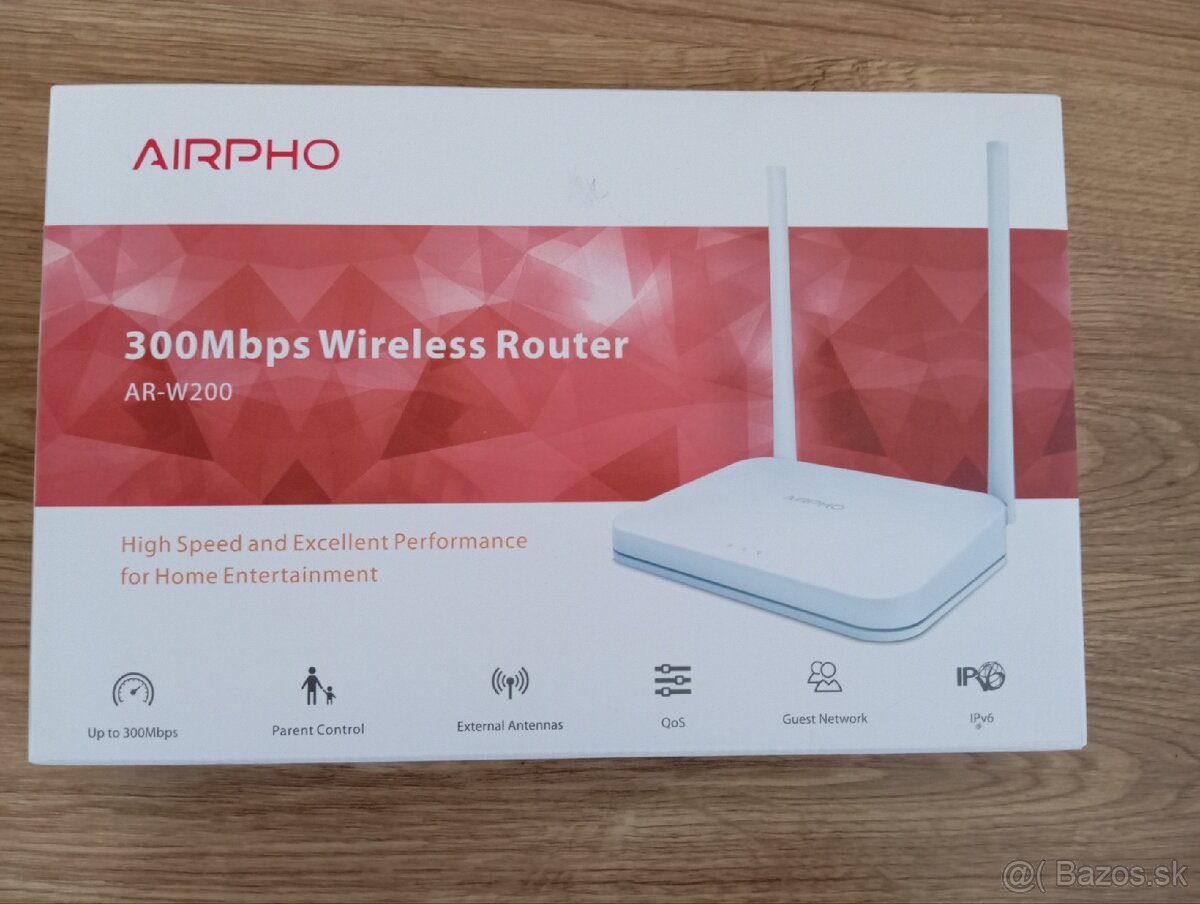WiFi router nový.