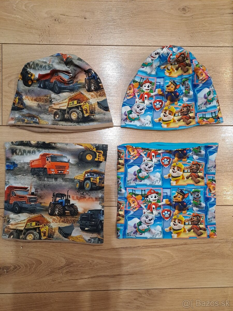 Set čiapka a nakrčník