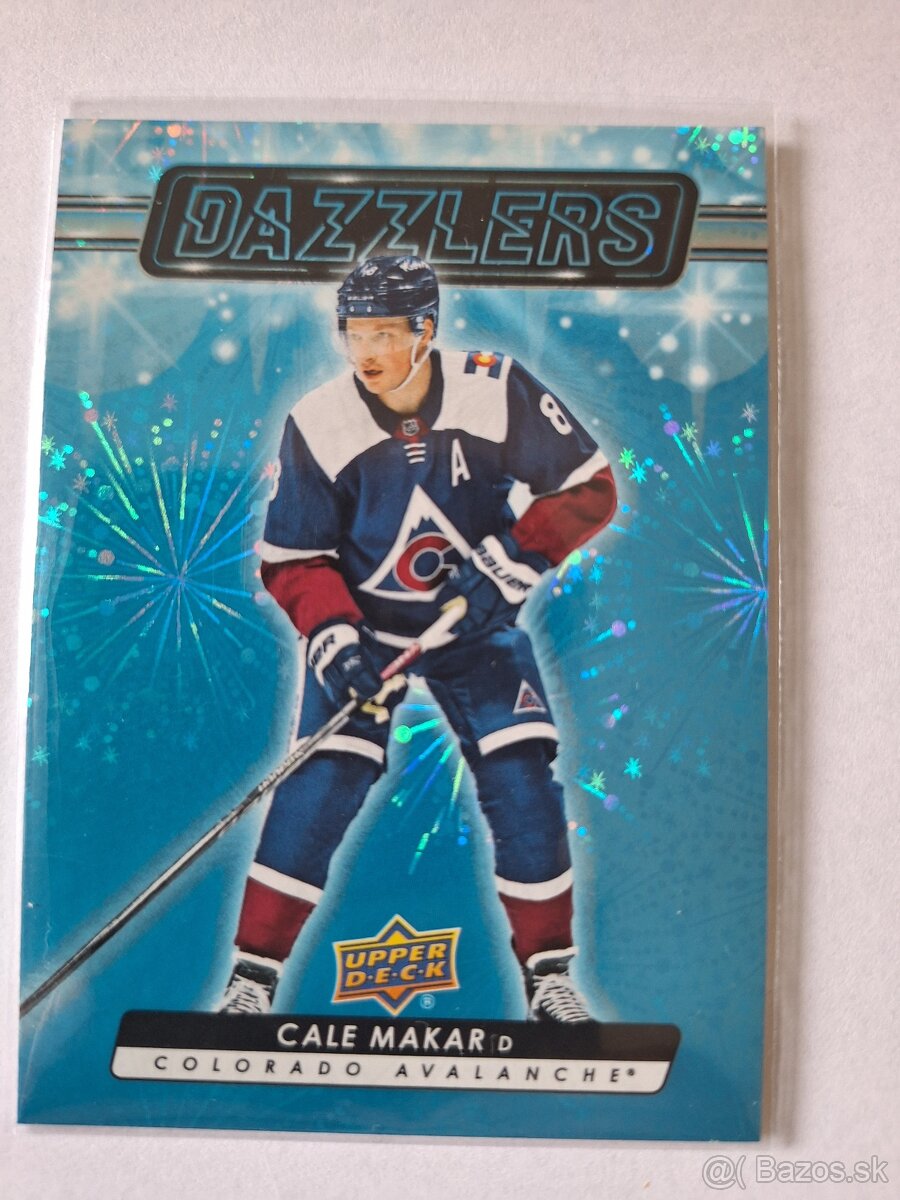 Hokejové kartičky karty Cale Makar dazzlers