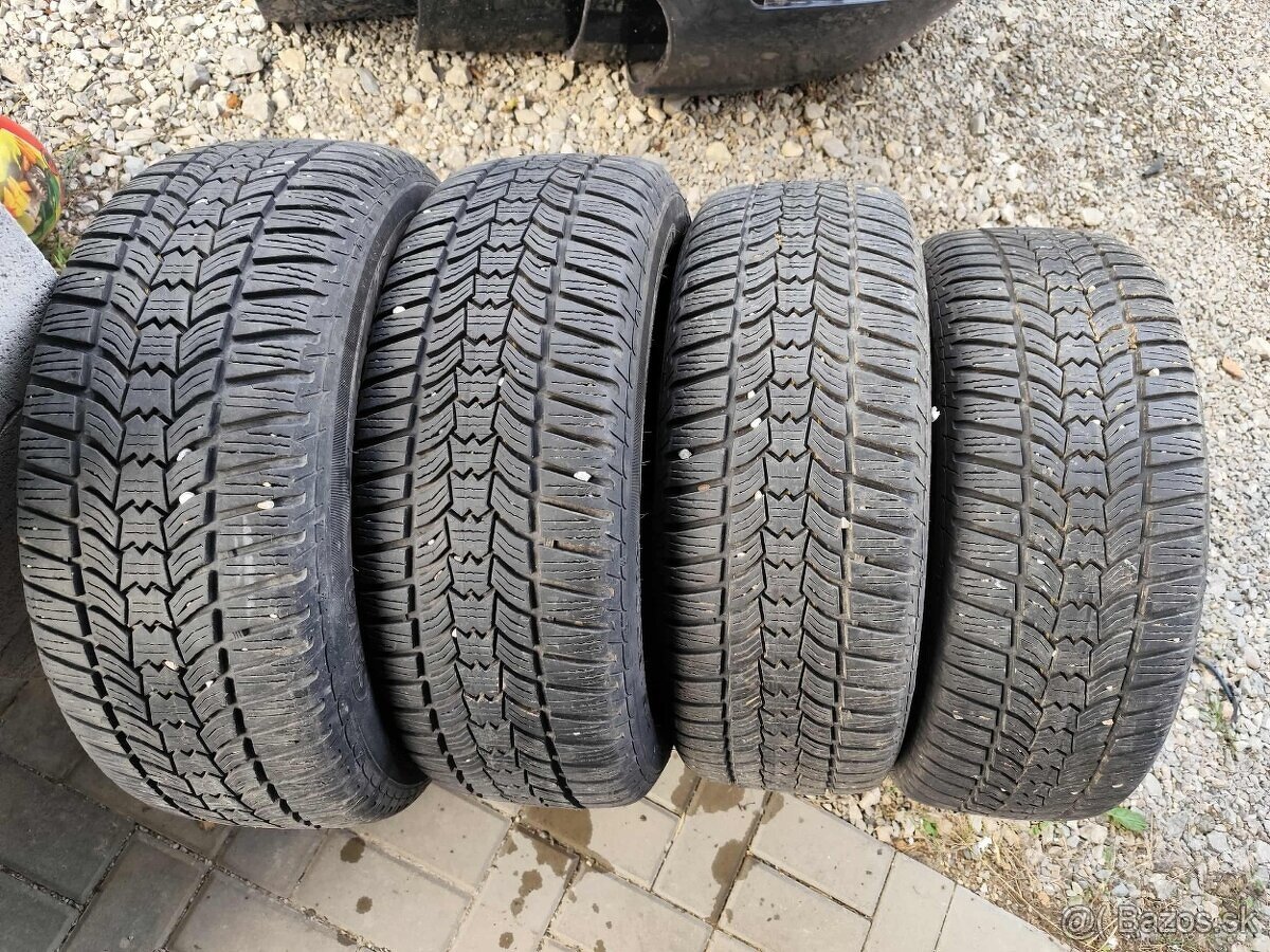 Disky 4x108 R16 + pneu 215/55 R16 zimné