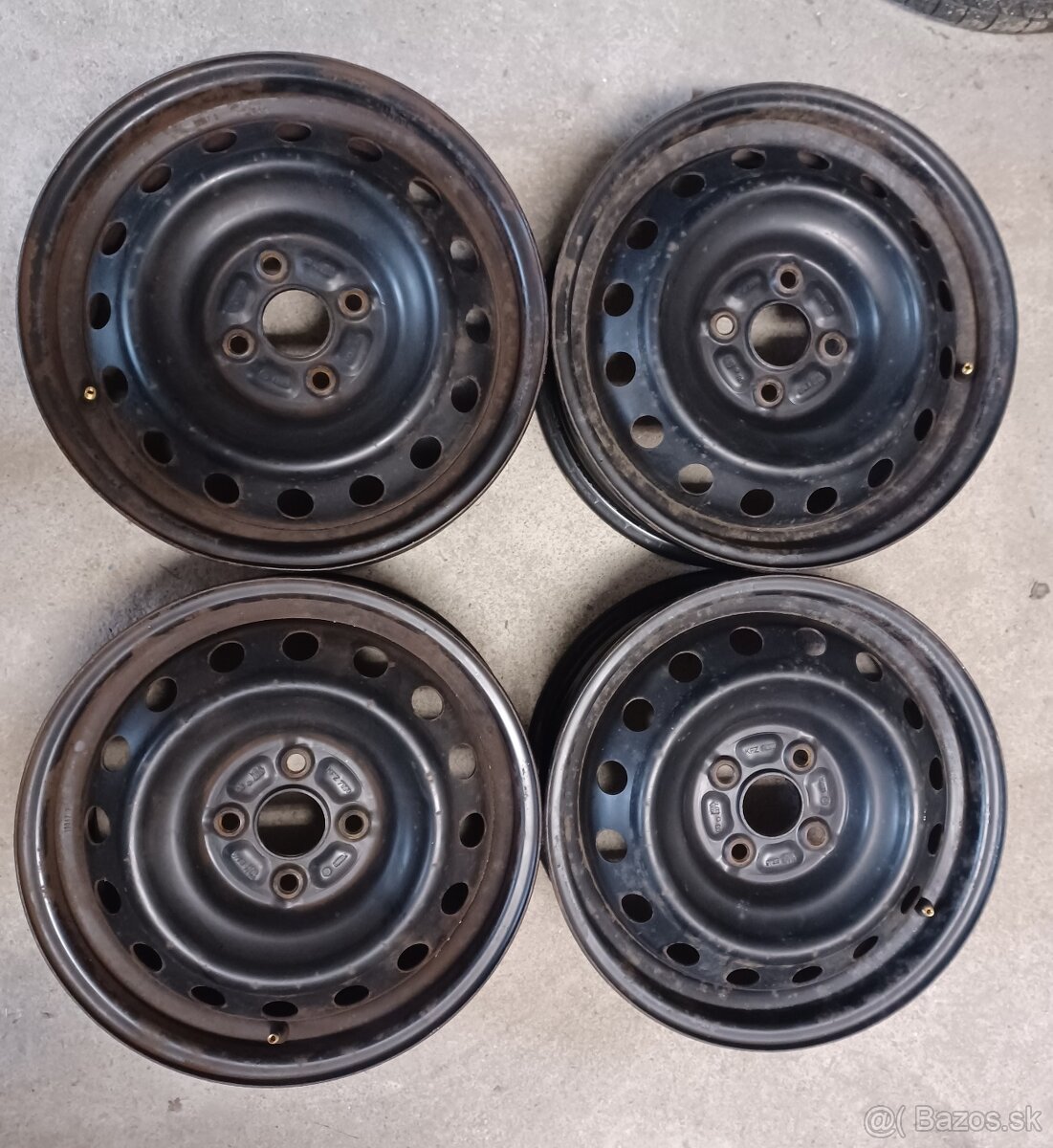 4x100, R15 plechové disky