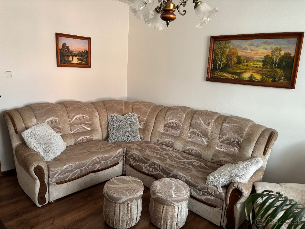 Rohová sedacia súprava