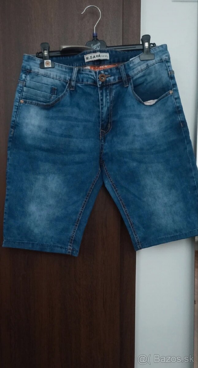 Pánske riflové kraťase 2kusy