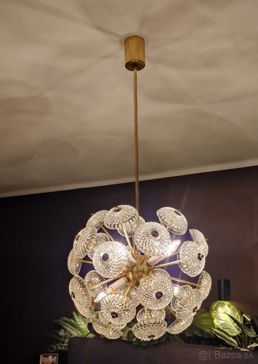 Retro luster Pampelíška Kamenický Šenov