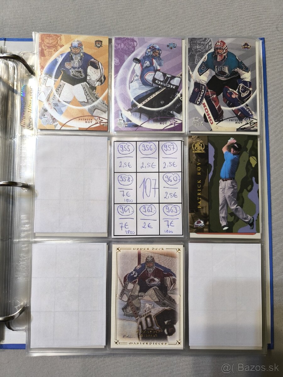 Hokejové kartičky - Patrick Roy 5