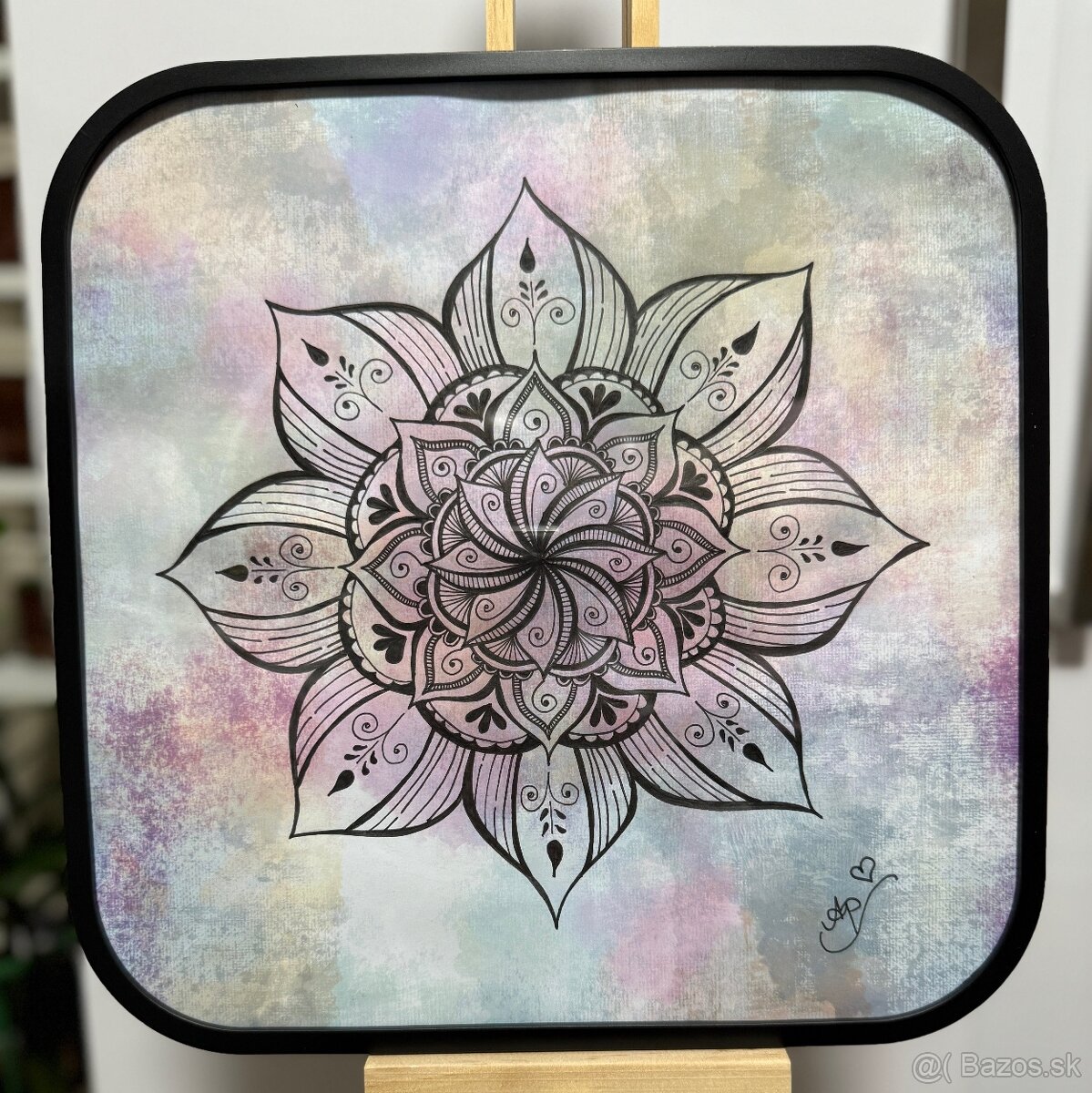 Ručne maľovaná mandala