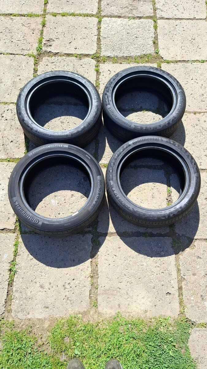 Pneumatiky Continental Premium contact 6 , 205/55 R17 Y