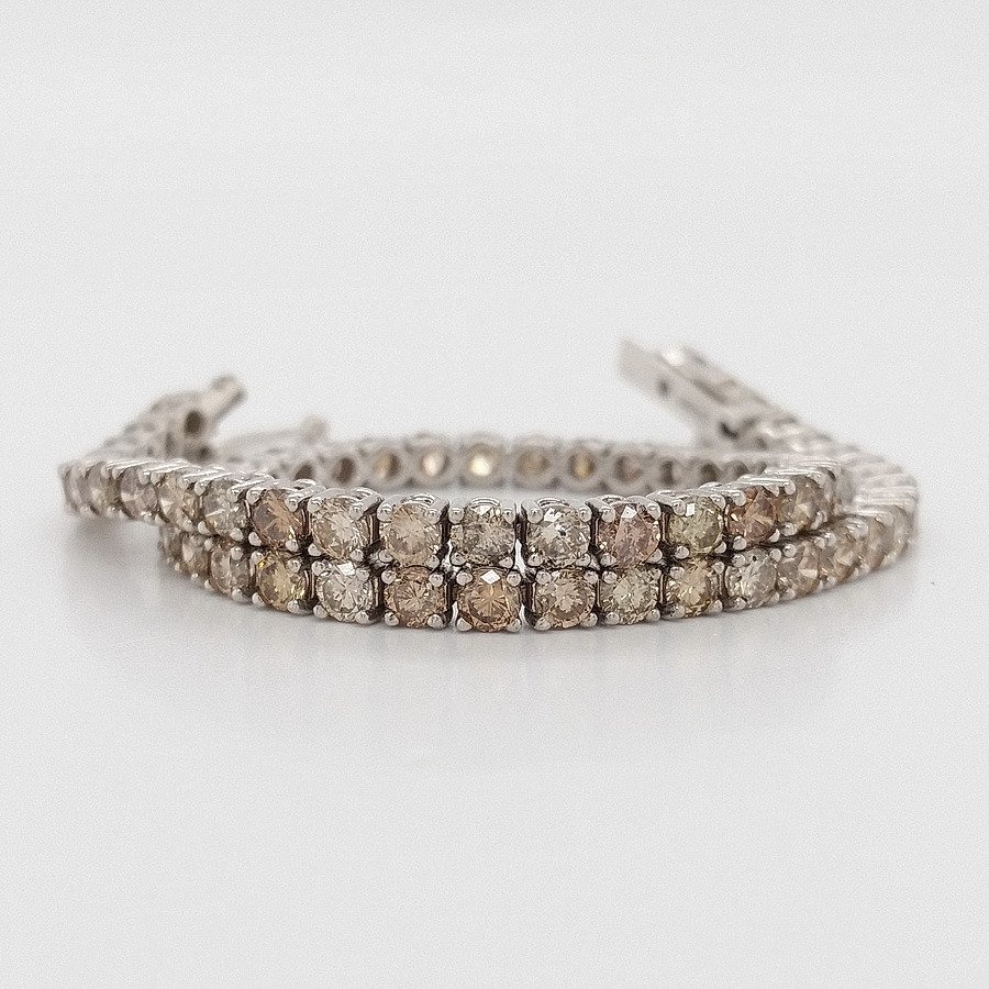 5,20 ct Diamantový tenisový náramok z bieleho zlata